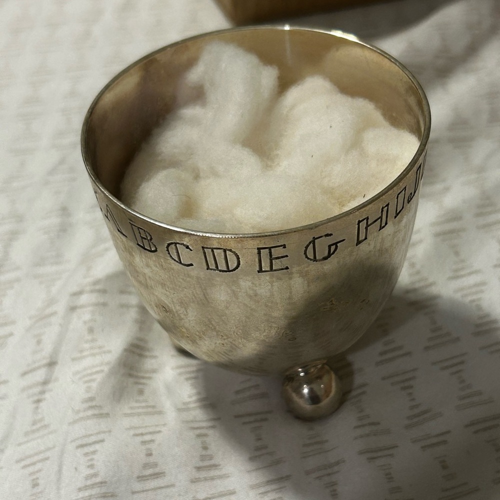 Alphabetical Christening Cup